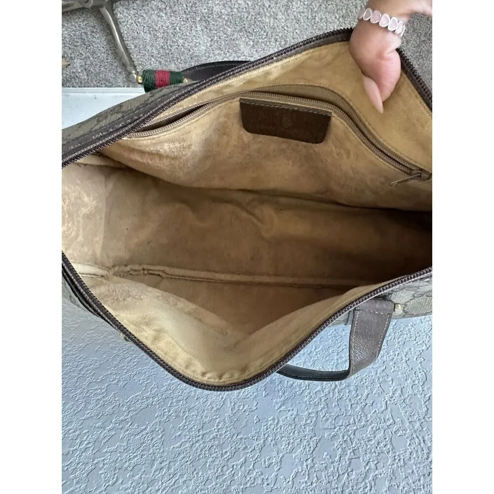 Vintage Gucci GG Plus Boston Bag